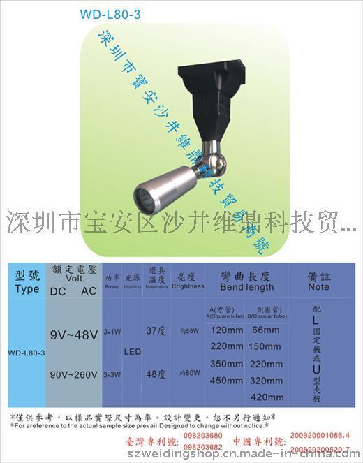 维鼎牌LED机床工作灯、防水式照明灯、防爆荧光灯